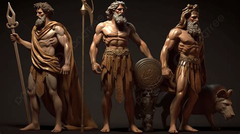 Ancient Greek Mythology Character Set From Ancient Gods And Kings Background, Picture Of Greek ...