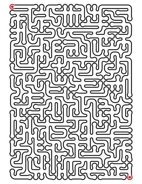 Printable Maze Puzzles