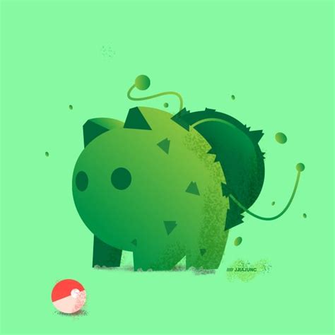 Pokemon bulbasaur on Behance | Pokemon bulbasaur, Pokemon red, Pokemon