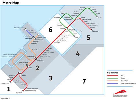 dubai metro map