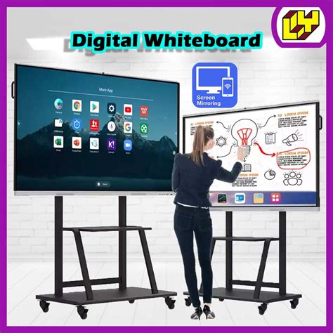 Digital Whiteboard Interactive Whiteboard Touch Board Touch Display Panel Smart White Board ...