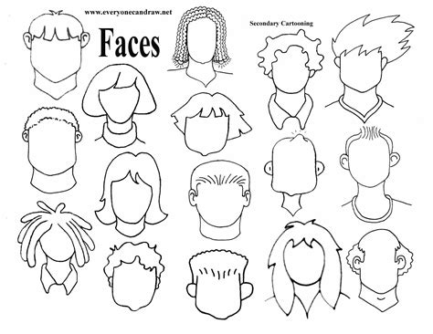 How to Draw Cartoon Faces