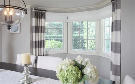 How To Put Bay Window Curtain Rods | www.cintronbeveragegroup.com