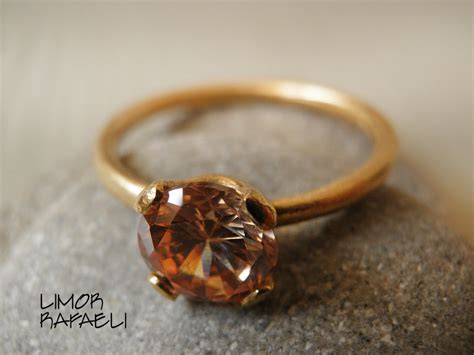 18k Gold Solitaire Ring Solitaire Ring 18k Solid Gold Ring - Etsy