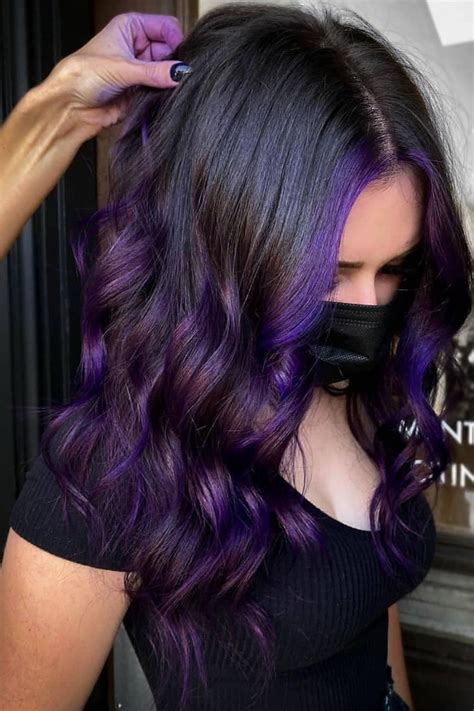 32 Best purple hair color for dark hair to copy ASAP 2021 - Page 5 of 5 - Mycozylive.com