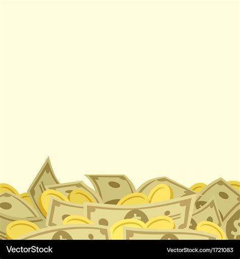 Background with money Royalty Free Vector Image