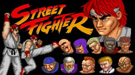 Street Fighter 1 All Stages 1987 MAME CAPCOM - First Competitive fighting game 西山隆志 ストリートファイター ...