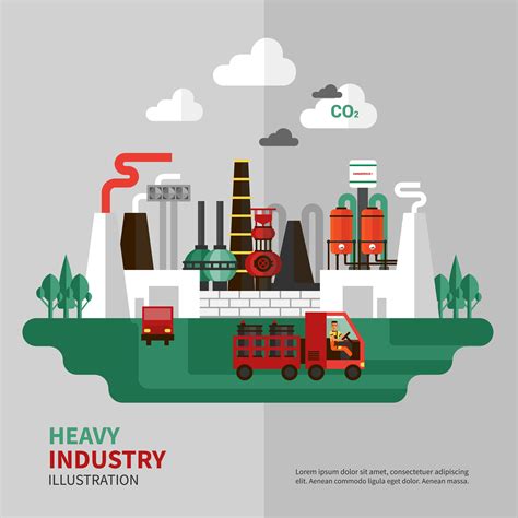 Heavy Industry Illustration 477991 Vector Art at Vecteezy