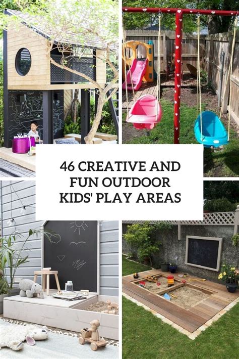 46 Creative And Fun Outdoor Kids’ Play Areas - DigsDigs