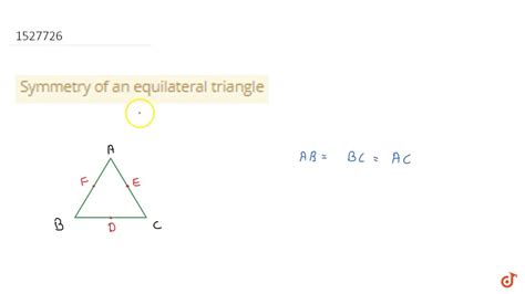 Equilateral Triangle How Many Symmetry Lines