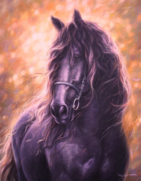 Wild Horse Oil Painting Animals Oil Painting on Canvas - Etsy