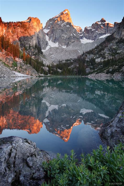 Grand Teton Sunrise Reflection | Tetons, Wyoming | Mountain Photography by Jack Brauer