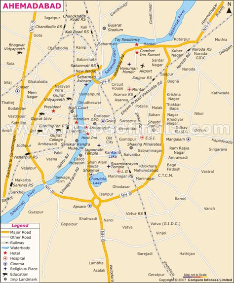 Where is Ahmedabad Cantonment Located in India | Ahmedabad Cantonment Location Map,Gujarat