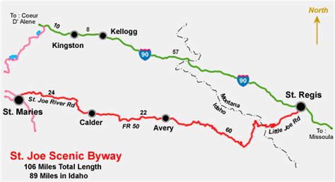 St Joe River Idaho Map | Draw A Topographic Map