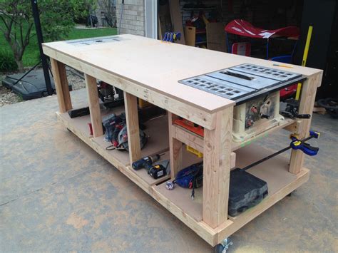 Plans To Build A Workbench On Wheels - Image to u