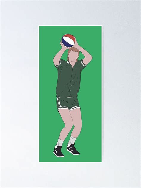 "Larry Bird 3 Point Contest" Poster for Sale by RatTrapTees | Redbubble