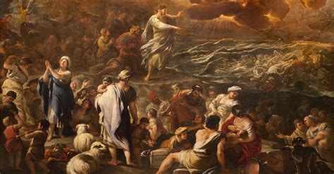 Moses Parting The Red Sea Painting at PaintingValley.com | Explore collection of Moses Parting ...