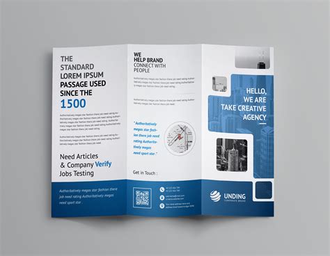 Stunning Corporate Tri-Fold Brochure Template - Graphic Prime | Graphic Design Templates