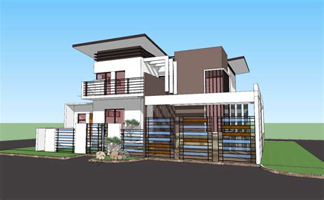 Modern House Design 3D Model • Designs CAD