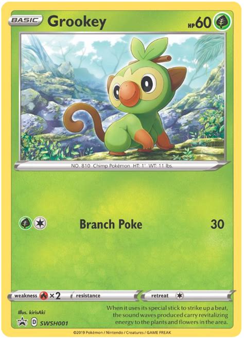 Grookey - Sword & Shield Promos #1 Pokemon Card