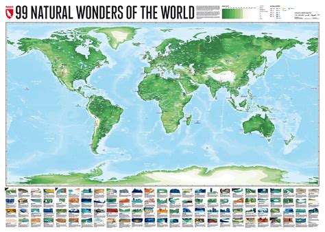 Natural Wonders Of The World Map