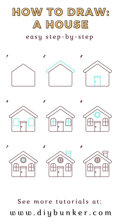 How To Draw A Easy House