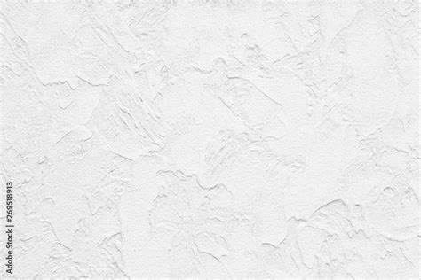 The pattern of painted plaster walls is white texture and background Stock Photo | Adobe Stock