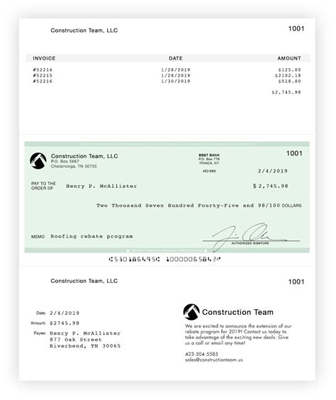 Blank Checks For Printing