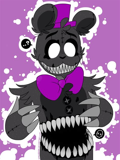 FNaF 4: Nightmare Space Bear by SpaceBearr on DeviantArt