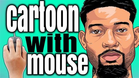 How To Cartoon Yourself With Mouse ( ADOBE ILLUSTRATOR ) - YouTube