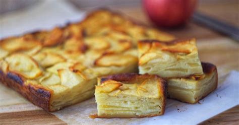 French Apple Custard Cake Recipe by meh503 - Cookpad