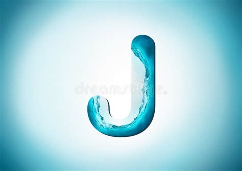 Letter of Water Alphabet, Alphabetic Water Letters, Letter a To Z and 1 To 0 Illustration Stock ...