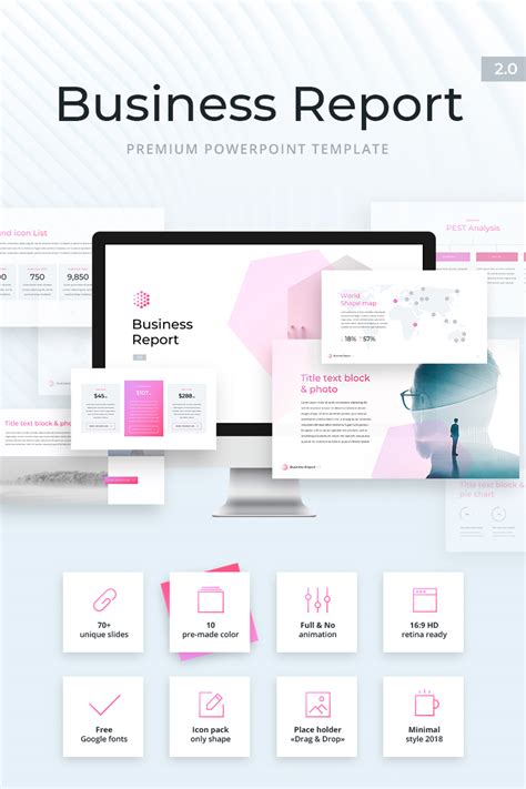 Business Report 2.0 PowerPoint template