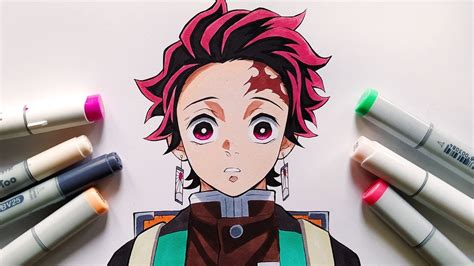 How To Draw Tanjiro Kamado From Kimetsu No Yaiba Step By Step | Images and Photos finder