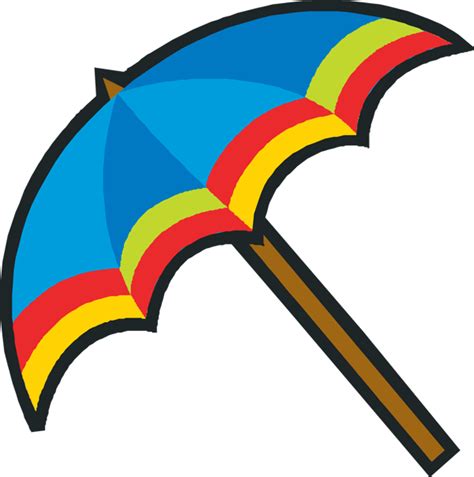 Beach Umbrella Clip Art Free - Cliparts.co