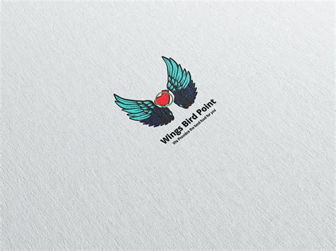 Logo for Wings Restaurant on Behance