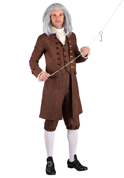 Colonial Benjamin Franklin Men's Costume | Historical Costumes - $54.99