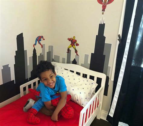 Modern Superhero Themed Room for Toddlers · Urban Mom Tales