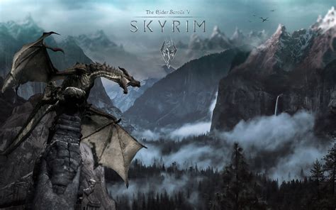 Skyrim Dragon Wallpaper Hd