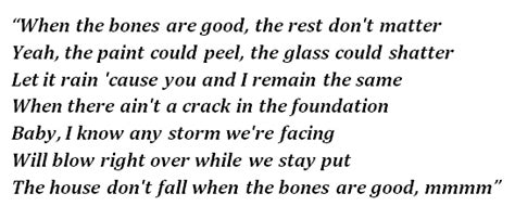 Bones Lyrics