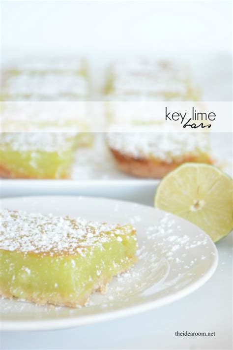 Key Lime Bars - The Idea Room