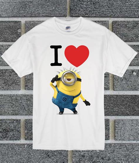 I Love Minions T Shirt