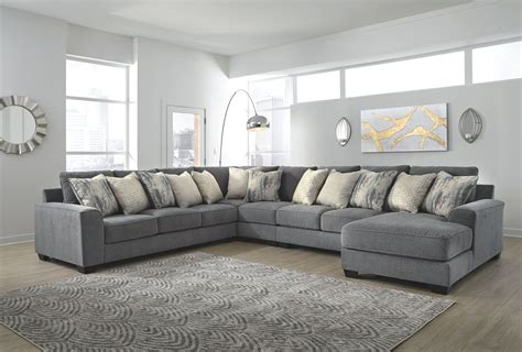 Castano 5-Piece Sectional with Chaise | Ashley | Ashley furniture, Living room sectional, Furniture