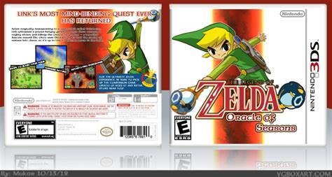 The Legend of Zelda: Oracle of Seasons Nintendo 3DS Box Art Cover by Mukar