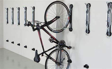 Steadyrack Classic Wall-Mounted Bike Rack stores your bicycle vertically | Wall mount bike rack ...