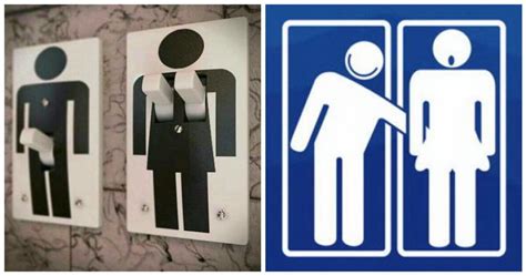 15 Of The Most Creative Bathroom Signs Ever - wideaside