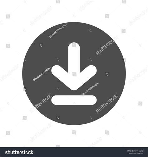 Download Button Vector Icon Stock Vector (Royalty Free) 1039912210 | Shutterstock