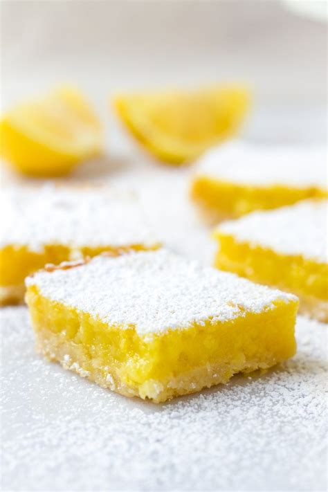 Delicious Homemade Lemon Bars