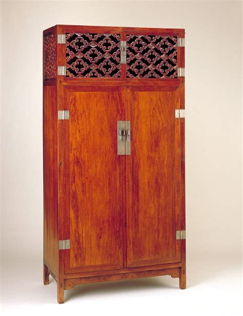 Square Corner Cabinet with Latticework Upper Doors, China | Mia