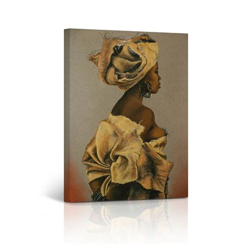 African Wall Art Woman CANVAS PRINT Painting Home Decor - Etsy